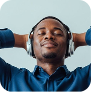 Person with headphones